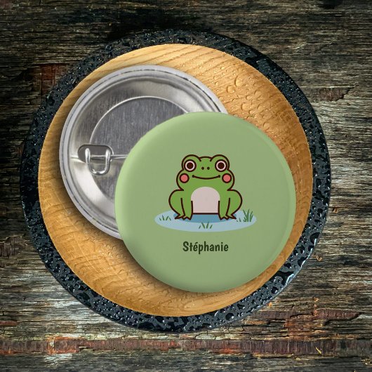 Cute Frog Button