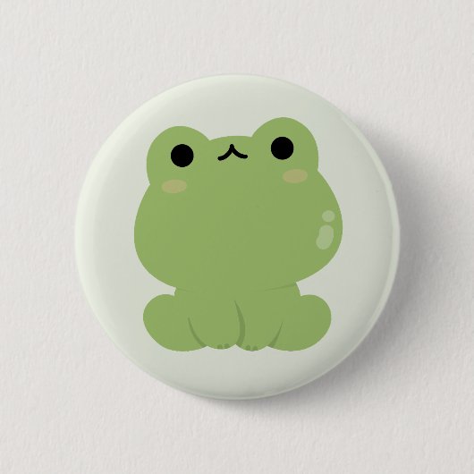 Cute Frog Button (Vorderseite)