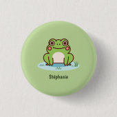 Cute Frog Button (Vorderseite)