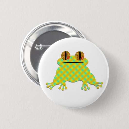 Cute Frog Button (Vorne & Hinten)