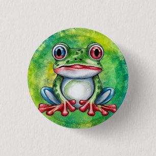 Cute Frog Button