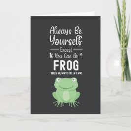 Cute Frog Cards Humorous Funny Happy Cartoon Lover Karte