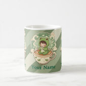 Cute Frog Coffee Lover Mug Kaffeetasse (Mittel)