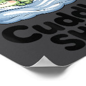 Cute Frog Couple This Is Our Cuddle  Poster (Ecke)