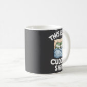 Cute Frog Cozy This Is My Cuddle Kaffeetasse (VorderseiteRechts)