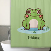 Cute Frog Duschvorhang