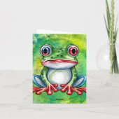 Cute Frog Einladung (Rückseite)