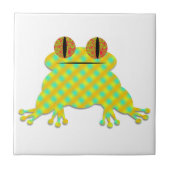 Cute Frog Fliese (Vorderseite)