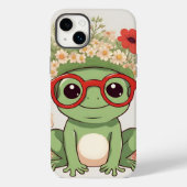 Cute Frog Flower Headband Case-Mate iPhone Hülle (Rückseite)