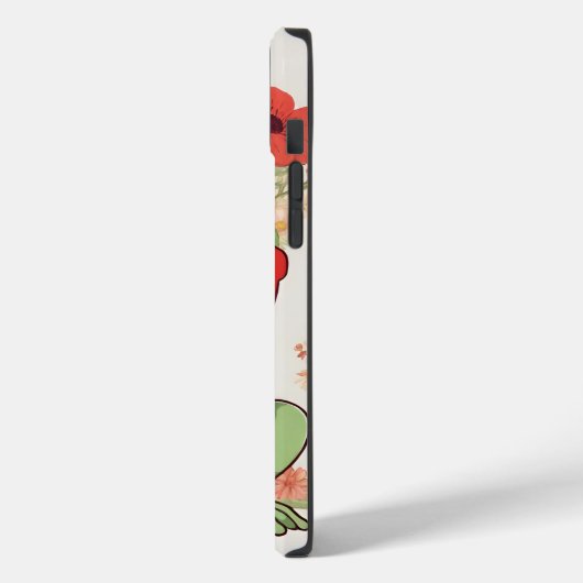 Cute Frog Flower Headband Case-Mate iPhone Hülle (Rückseite / Links)