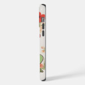 Cute Frog Flower Headband iPhone Hülle (Linke Seite)