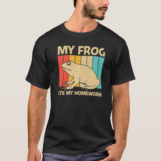 Cute Frog For Kids Boys Toad Catcher Pet Animal T-Shirt (Vorderseite)