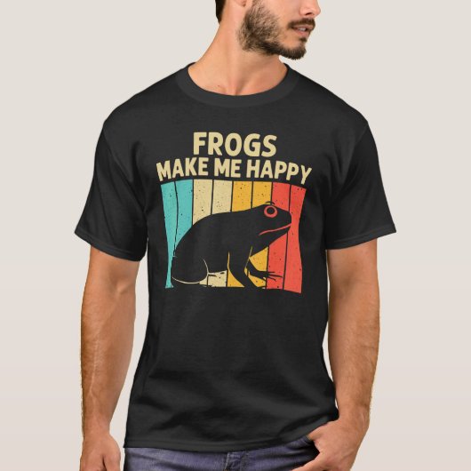 Cute Frog For Men Women Frog   Toad Animal Tadpole T-Shirt (Vorderseite)