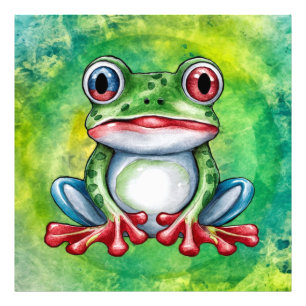 Cute Frog Fotodruck
