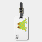 Cute Frog Gepäckanhänger (Vorderseite vertikal)