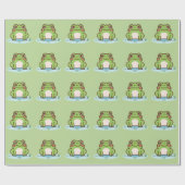Cute Frog Geschenkpapier (Flach)