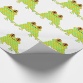 Cute Frog Geschenkpapier (Ecke)