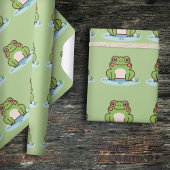 Cute Frog Geschenkpapier