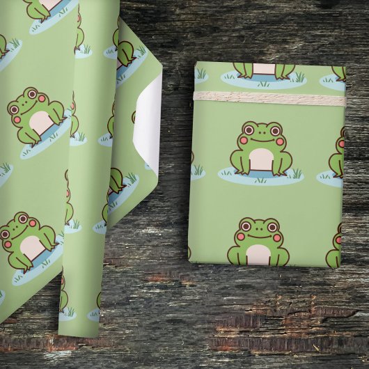 Cute Frog Geschenkpapier