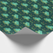 Cute Frog Geschenkpapier (Ecke)