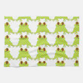Cute Frog Geschirrtuch (Horizontal)