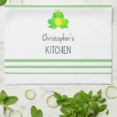 Cute Frog Geschirrtuch (Gefaltet)