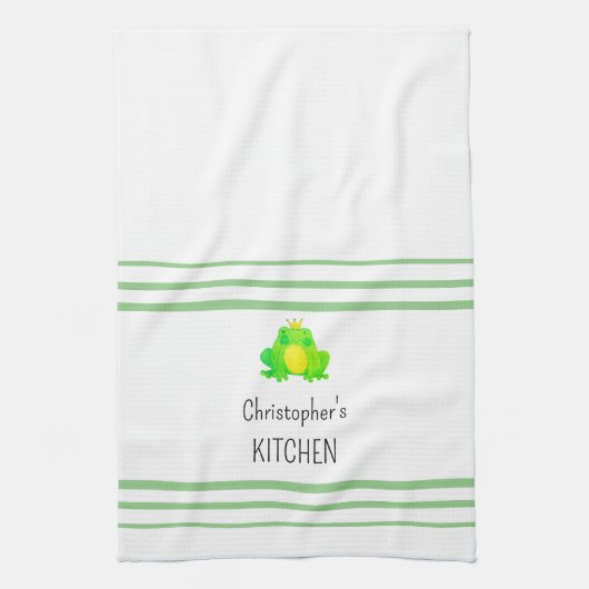 Cute Frog Geschirrtuch (Vertikal)