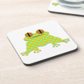 Cute Frog Getränkeuntersetzer (Linke Seite)