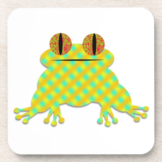 Cute Frog Getränkeuntersetzer (Vorderseite)