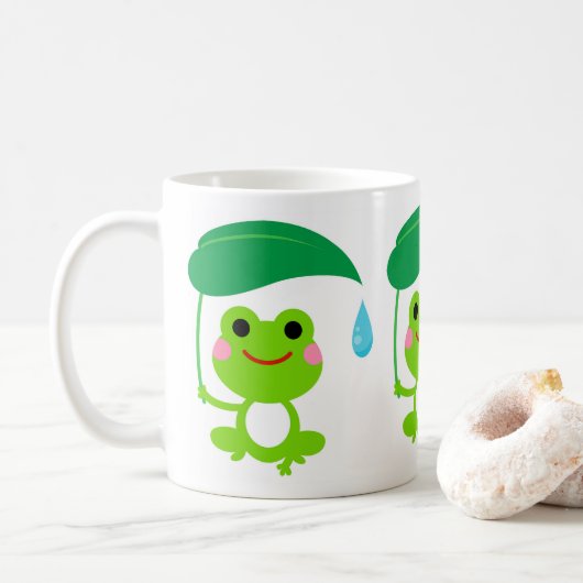 Cute Frog Kaffeetasse (Mit Donut)