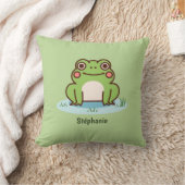 Cute Frog Kissen (Decke)