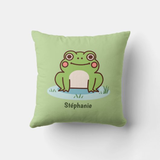 Cute Frog Kissen (Rückseite)