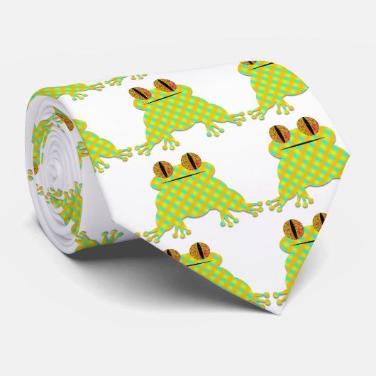 Cute Frog Krawatte (Gerollt)