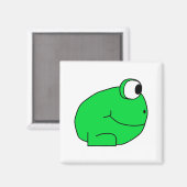 Cute Frog. Magnet (Vorderseite/Rückseite)