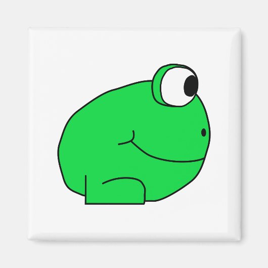 Cute Frog. Magnet (Vorne)