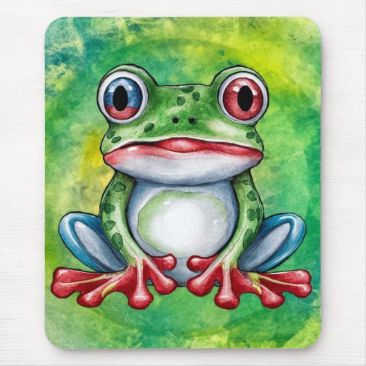 Cute Frog Mousepad (Vorne)