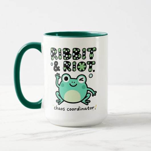 Cute frog Mug Tasse (Links)