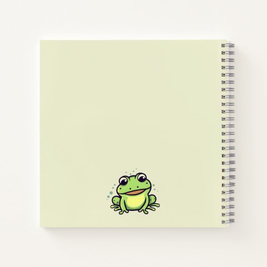 Cute frog notizblock (Rückseite)