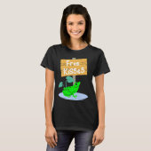 Cute Frog Offering Free Kisses T-Shirt (Vorne ganz)