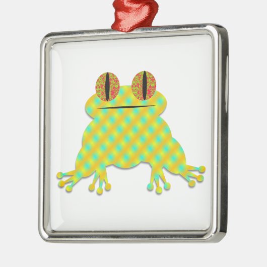Cute Frog Ornament Aus Metall (Links)