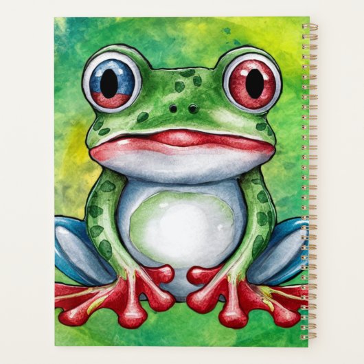 Cute Frog Planer (Rückseite)