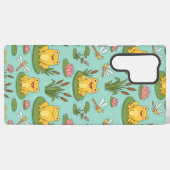 Cute Frog Pond Pattern Samsung Galaxy Hülle (Rückseite (Horizontal))