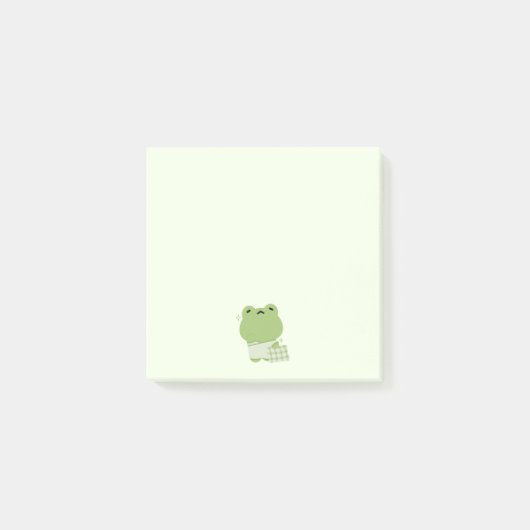 Cute Frog Post-it Klebezettel (Vorderseite)