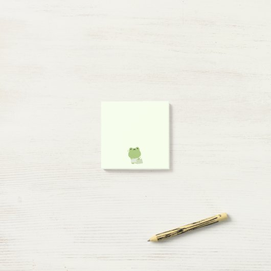 Cute Frog Post-it Klebezettel (Auf Schreibtisch)