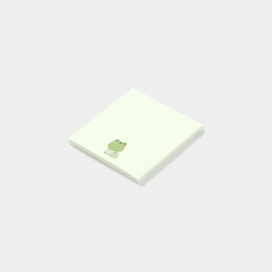 Cute Frog Post-it Klebezettel (angewinkelt)
