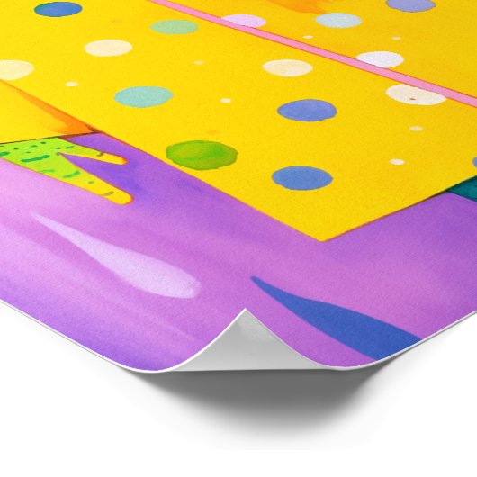 Cute Frog Poster (Ecke)