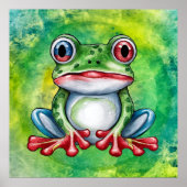Cute Frog Poster (Vorne)
