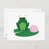 Cute Frog Postkarte (Vorne/Hinten)