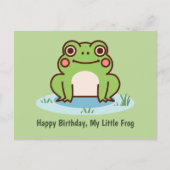 Cute Frog Postkarte (Vorderseite)