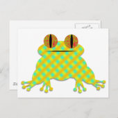 Cute Frog Postkarte (Vorne/Hinten)